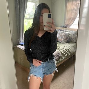 Abercrombie & Fitch Gray Long Sleeve